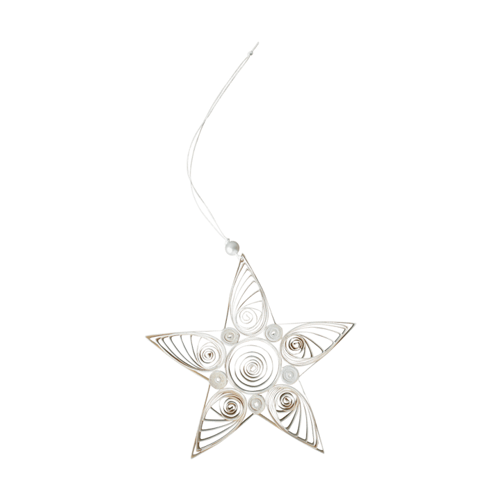 Enfeite de Natal Paper Star 13 cm - White - DBKD