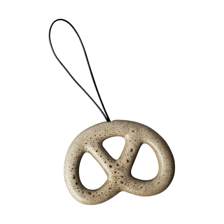 Enfeite Hanging Pretzel - Beige - DBKD