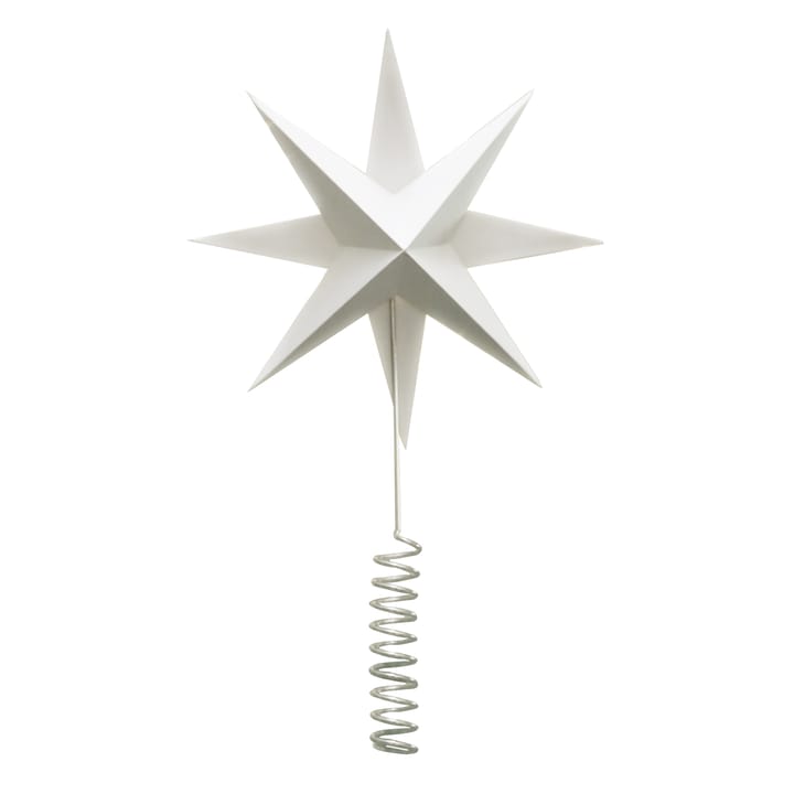 Estrela do topo da árvore de Natal - Branco - DBKD