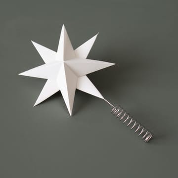 Estrela do topo da árvore de Natal - Branco - DBKD