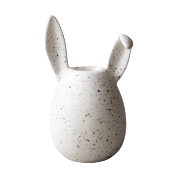 Rabbit castiçal 13 cm - White dot - DBKD