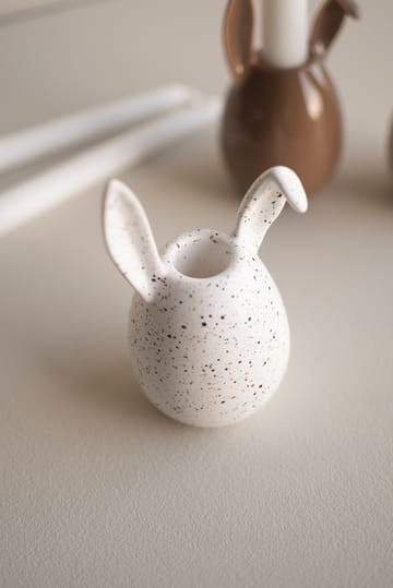 Rabbit castiçal 13 cm - White dot - DBKD