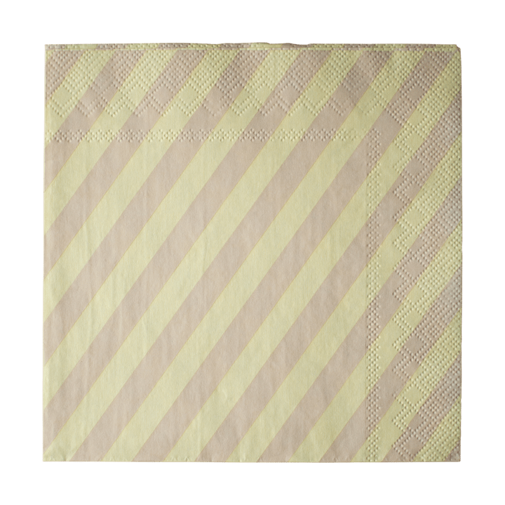 Stripe guardanapo de papel 33x33 cm 20 un.
, Amarelo DBKD