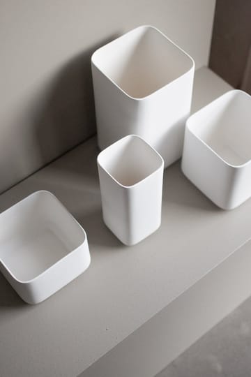 Vaso Cube 20 cm - Branco mate - DBKD