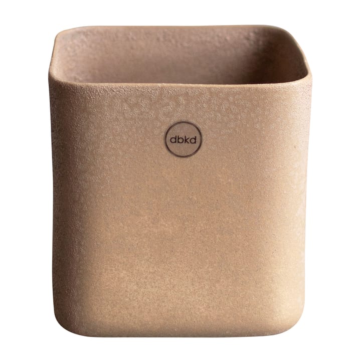 Vaso de flores pequeno Cube Ø13 cm - Sand - DBKD