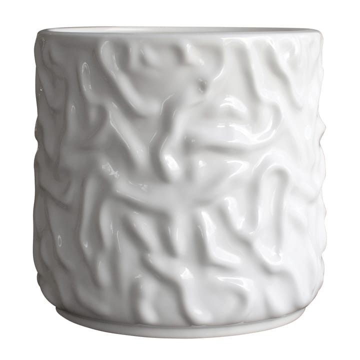 Vaso de flores Swoon Ø23 cm - Shiny white - DBKD