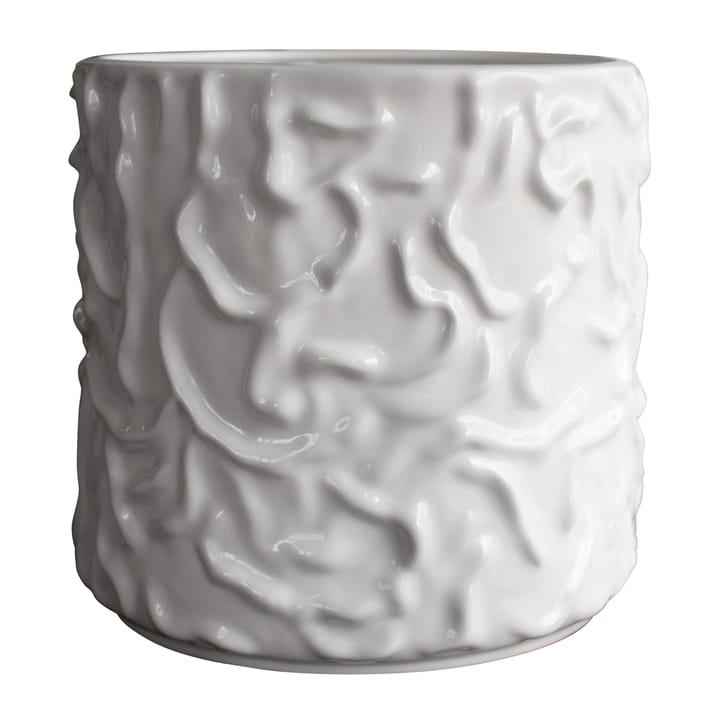 Vaso de flores Swoon Ø31 cm - Shiny white - DBKD