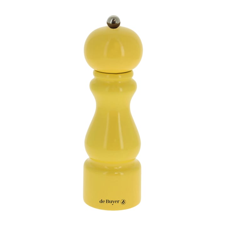 Moinho de sal e pimenta cerâmica Rumba 20 cm - Amarelo brilhante - De Buyer