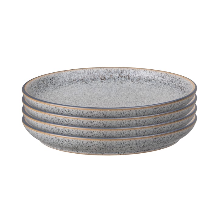 Prato Studio Grey 21 cm 4-unidades  - Granito - Denby