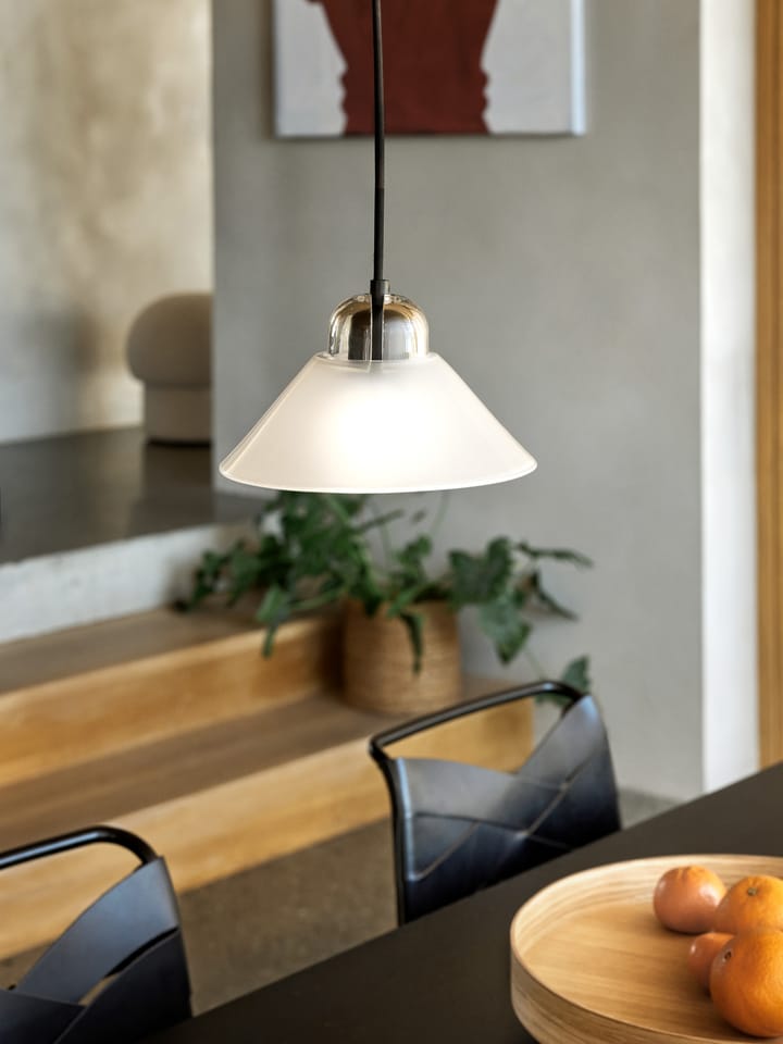 Candeeiro suspenso Kalo, Branco-preto Design House Stockholm