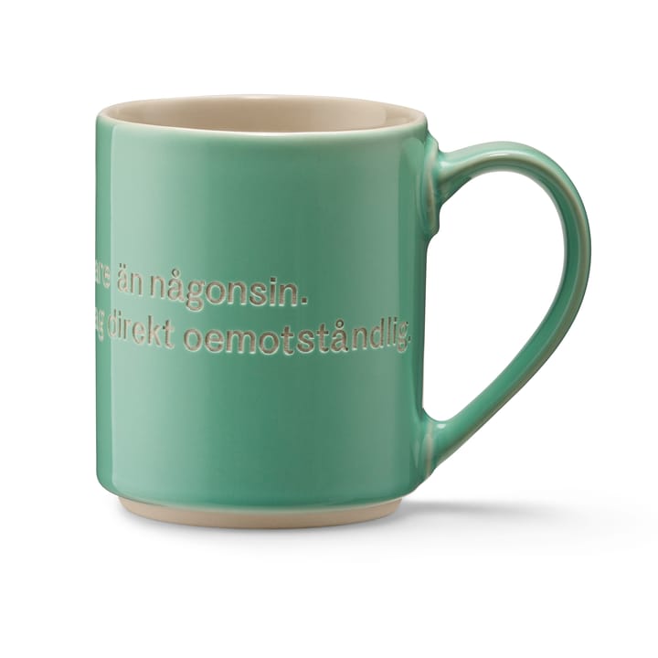 Caneca Astrid Lindgren, I am frecklier… - verde-sueco - Design House Stockholm