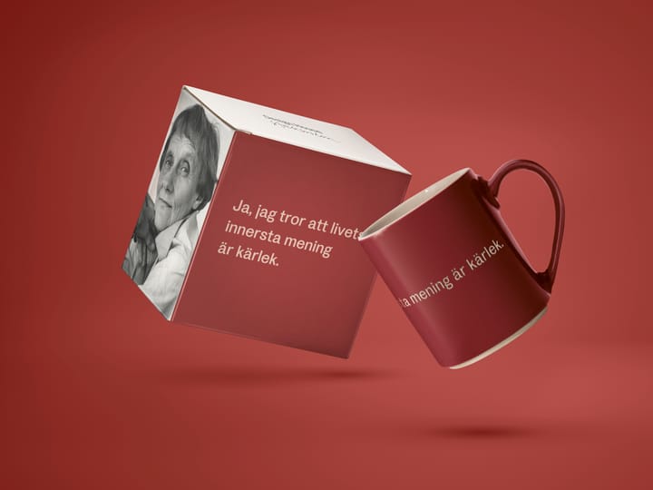 Caneca Astrid Lindgren, ja, jag tror att livets… - Texto sueco - Design House Stockholm