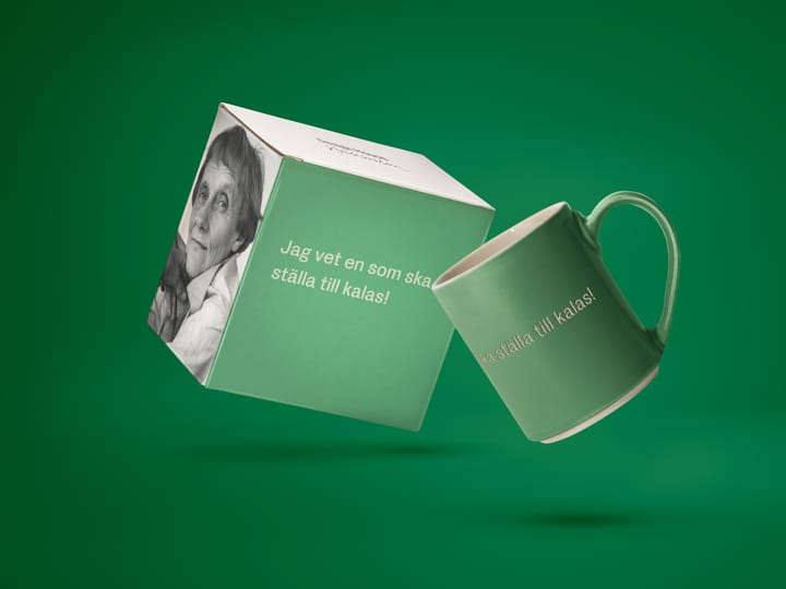 Caneca Astrid Lindgren, jag vet en som ska… - Texto sueco - Design House Stockholm