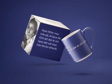 Caneca Astrid Lindgren, S'not something you plan - azul-sueco - Design House Stockholm