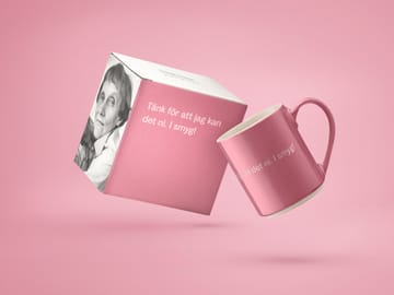 Caneca Astrid Lindgren, Tänk for att jag kan… - Texto em sueco - Design House Stockholm