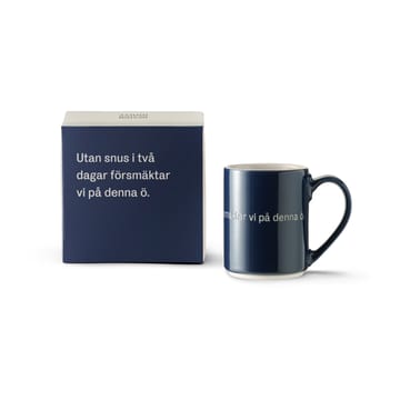 Caneca Astrid Lindgren Utan snus - Texto em sueco - Design House Stockholm