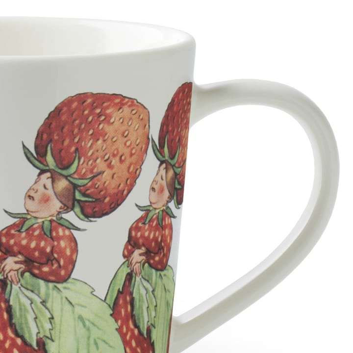 Caneca com asa The Strawberry Family - 40 cl - Design House Stockholm