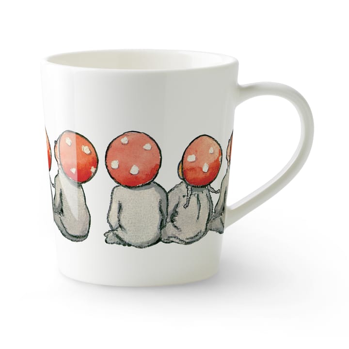 Caneca com pega Children of the Forest 40 cl - Branco - Design House Stockholm