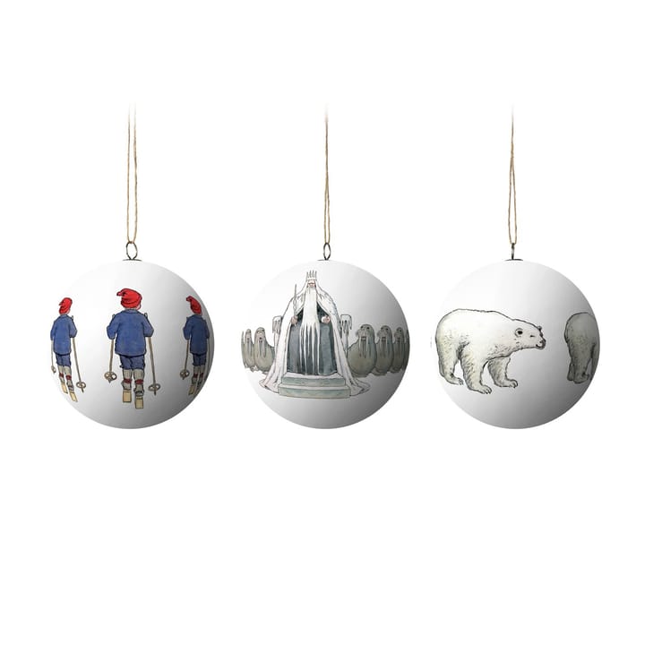 Elsa Beskow enfeites de Natal - 3 un. - King Winter - Design House Stockholm