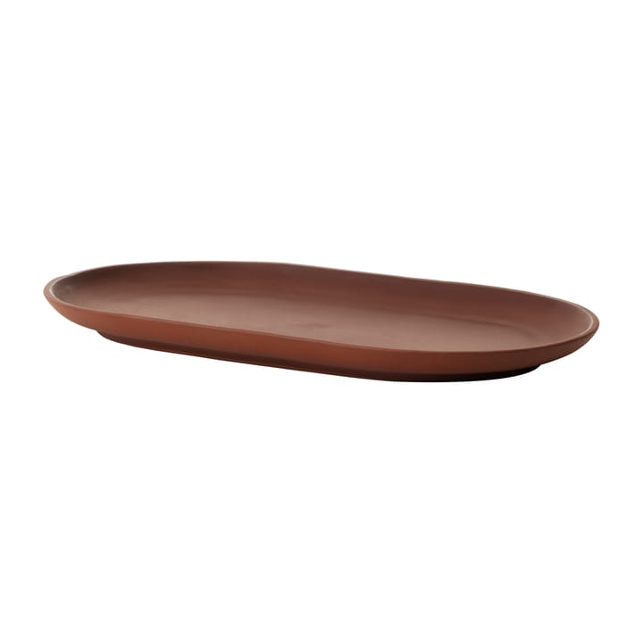 Prato oval Sand 12.5x20 cm - Red clay - Design House Stockholm