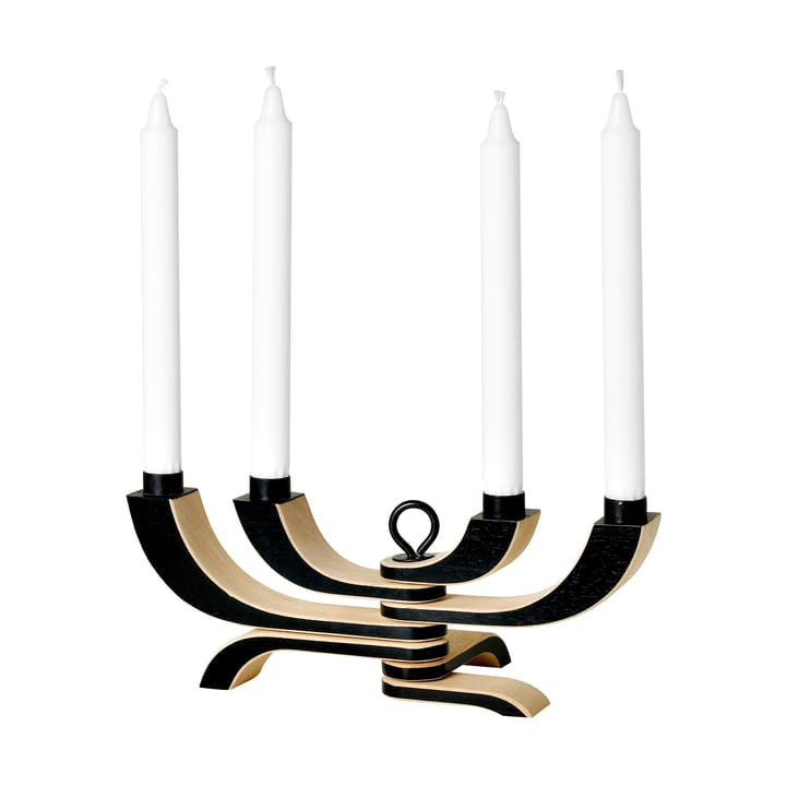 Suporte de velas Nordic Light 4 braços - preto - Design House Stockholm