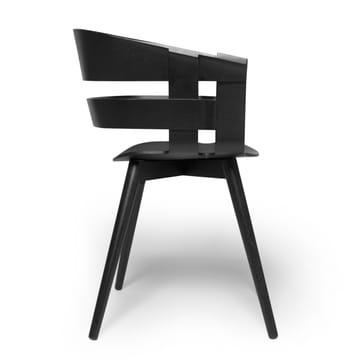 Wick Chair cadeira - Preto - pés freixo preto - Design House Stockholm