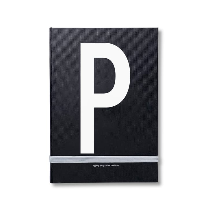 Caderno de notas pessoal Design Letters - P - Design Letters