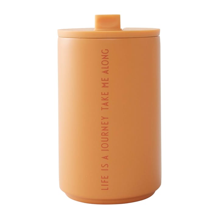 Caneca termo Design Letters - Life-orange - Design Letters