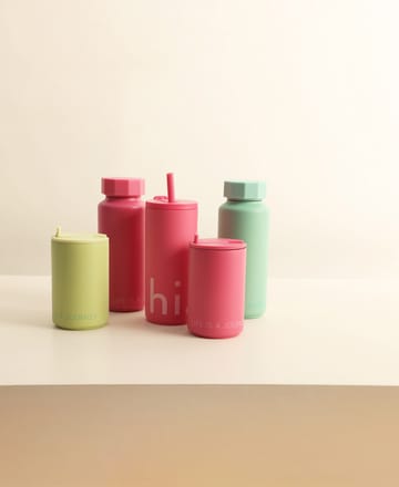 Caneca termo Design Letters - Rosa cereja - Design Letters