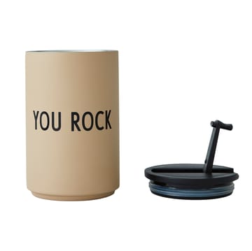 Caneca termo Design Letters - You rock  - Design Letters