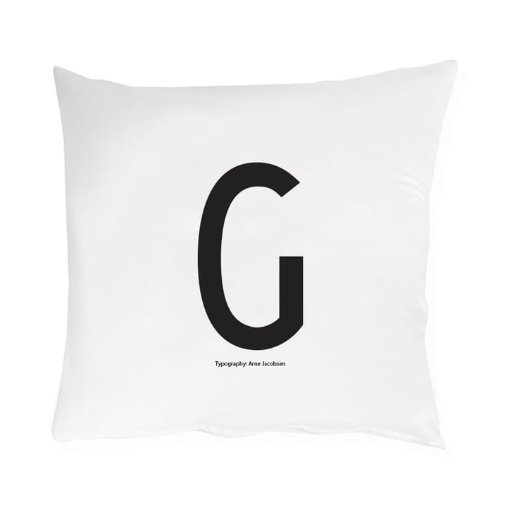 Capa de almofada Design Letters 60x50 cm - G - Design Letters