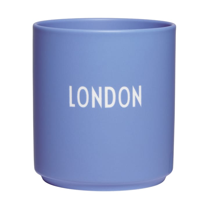 Chávena favorita da Design Letters International 25 cl - London-blue - Design Letters