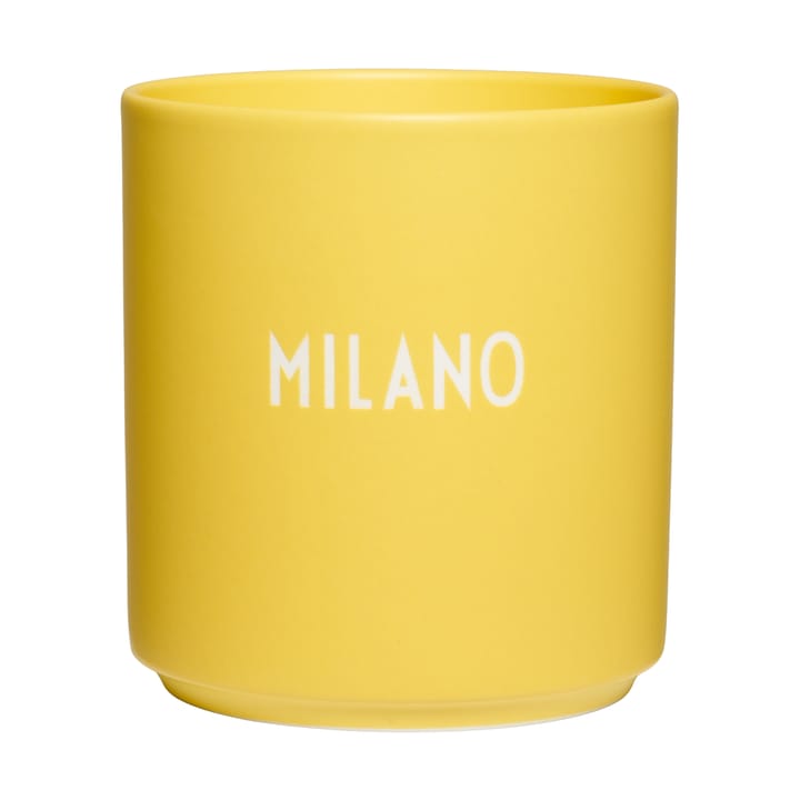 Chávena favorita da Design Letters International 25 cl - Milano-yellow - Design Letters