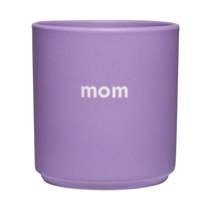 Chávena favorita Design Letters VIP 25 cl - Lilac, Mom Collection - Design Letters