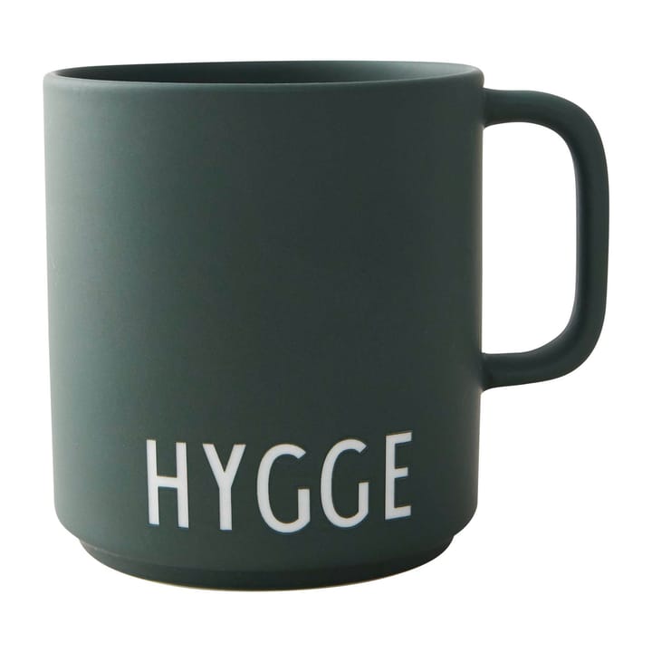 Chávena favourite com pega Design Letters 25 cl - Hygge-dark green - Design Letters