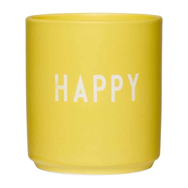 Chávena favourite Design Letters 25 cl - Happy-yellow - Design Letters