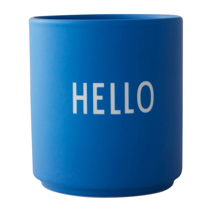 Chávena favourite Design Letters 25 cl - Hello-cobalt blue - Design Letters