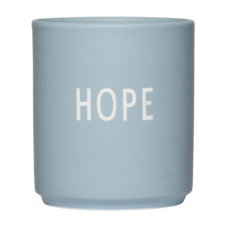 Chávena favourite Design Letters 25 cl - Hope-azul claro - Design Letters