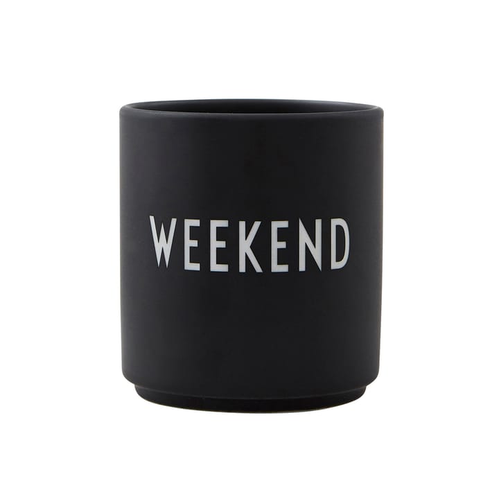 Chávena favourite Design Letters 25 cl - Weekend-black - Design Letters