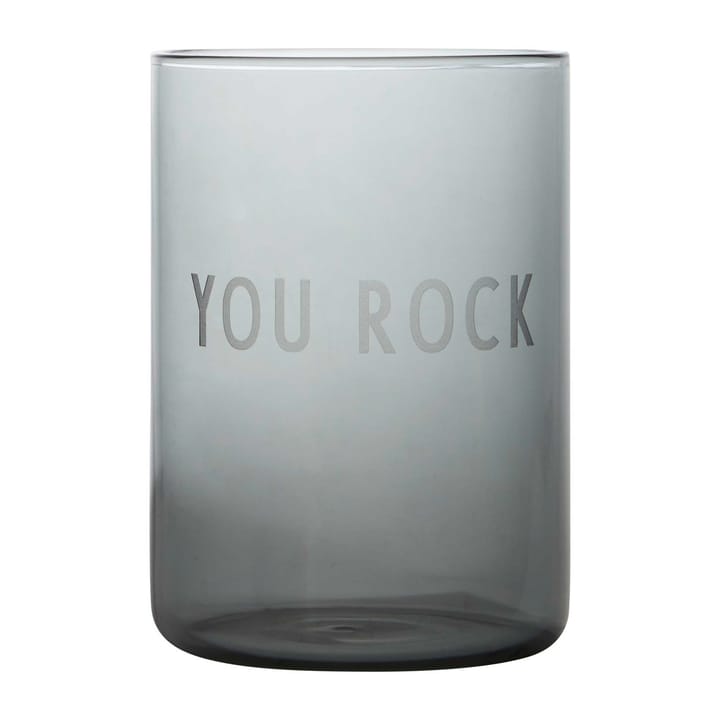 Copo favourite Design Letters 35 cl - You rock (preto) - Design Letters