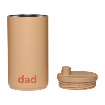 Design Letters caneca de viagem 35 cl - Dad-Bege - Design Letters