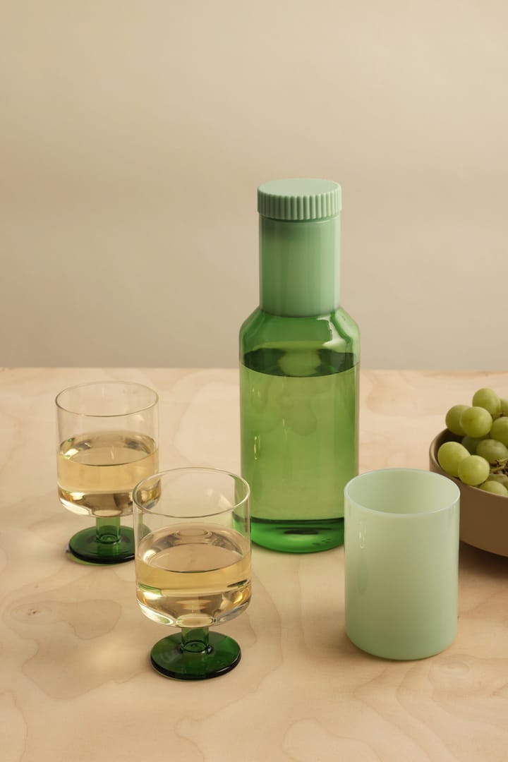 Generous taça de vinho 30 cl 2 un. - Transparente-verde - Design Letters