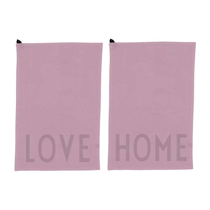 Pano de cozinha Design Letters favourite 2 unidades - Love-home-lavender - Design Letters