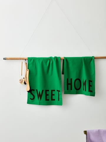 Pano de cozinha Design Letters favourite 2 unidades - Sweet-home-green - Design Letters