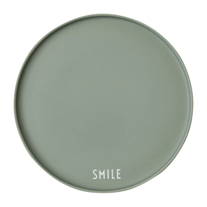 Prato Design Letters favourit Ø22 cm - Smile-green - Design Letters