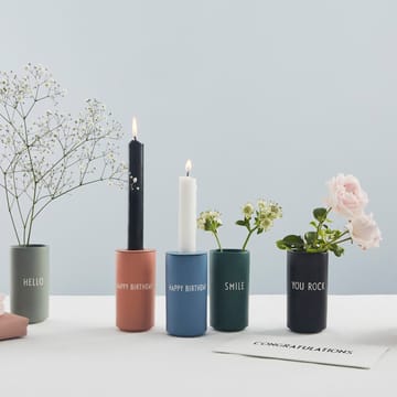 Suporte de velas para vaso e chávena expresso Design Letters - nude - Design Letters