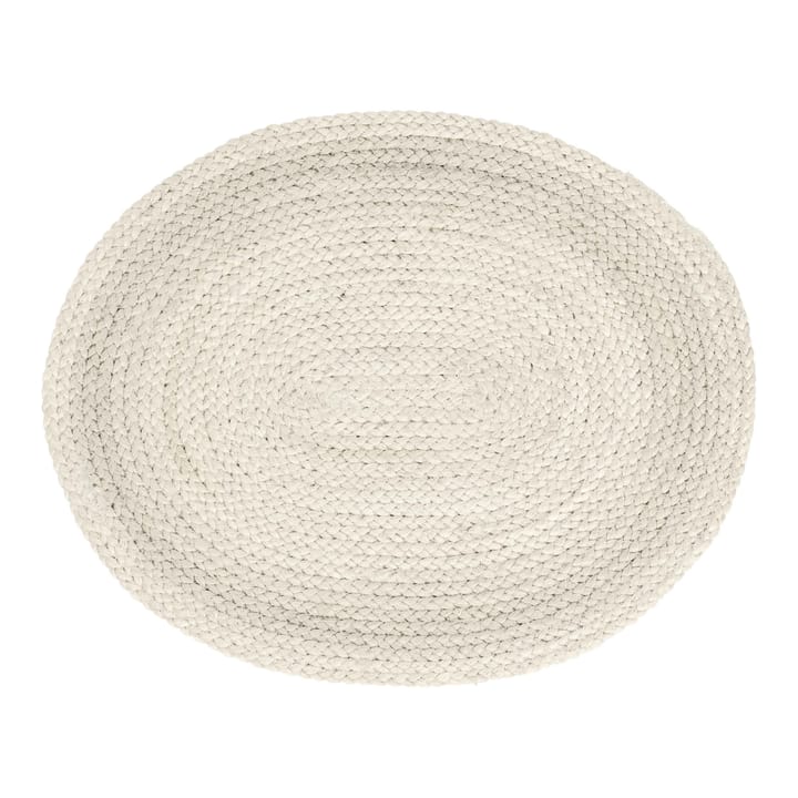 Individual de mesa Braided oval - ivory - Dixie