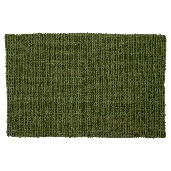 Tapete de entrada Jute verde escuro - 60x90 cm - Dixie