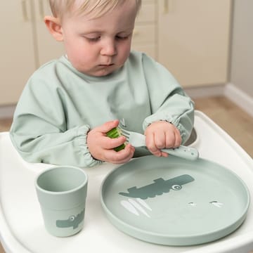 Prato infantil Croco foodie Ø20 cm - Green - Done by deer