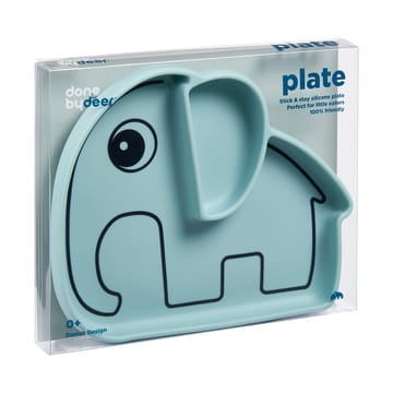 Prato infantil Elphee Stick&Stay 17x20 cm - Blue - Done by deer